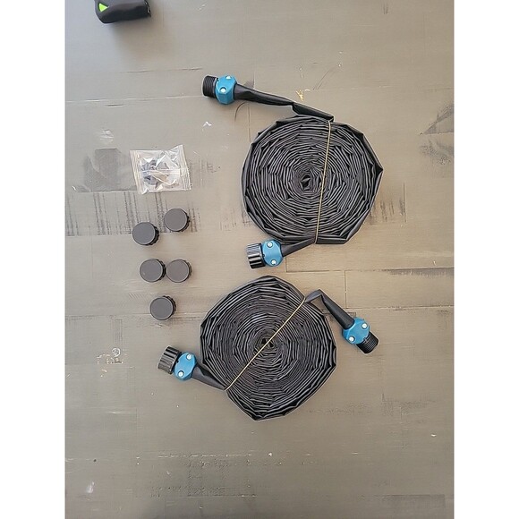 Flat Soaker Hose‎ 100 Ft.  50ft 2 Pack Garden Bed Soaker Hose - Picture 4 of 4